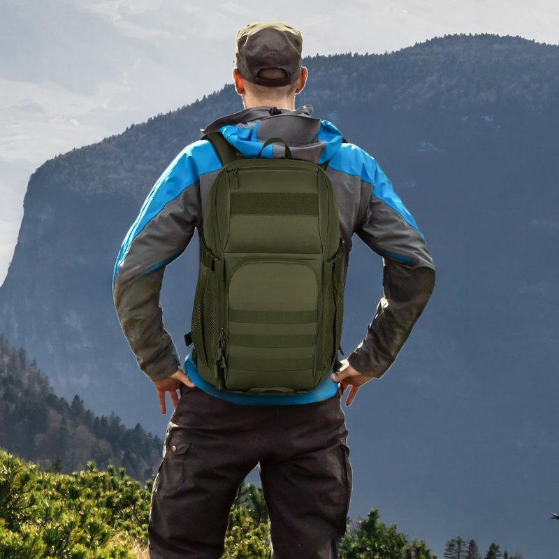 The day pack worn on the trail